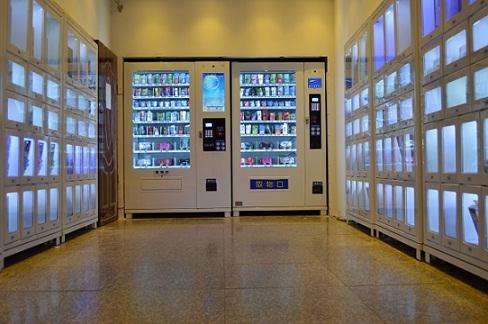 無人售貨機，自動售貨機